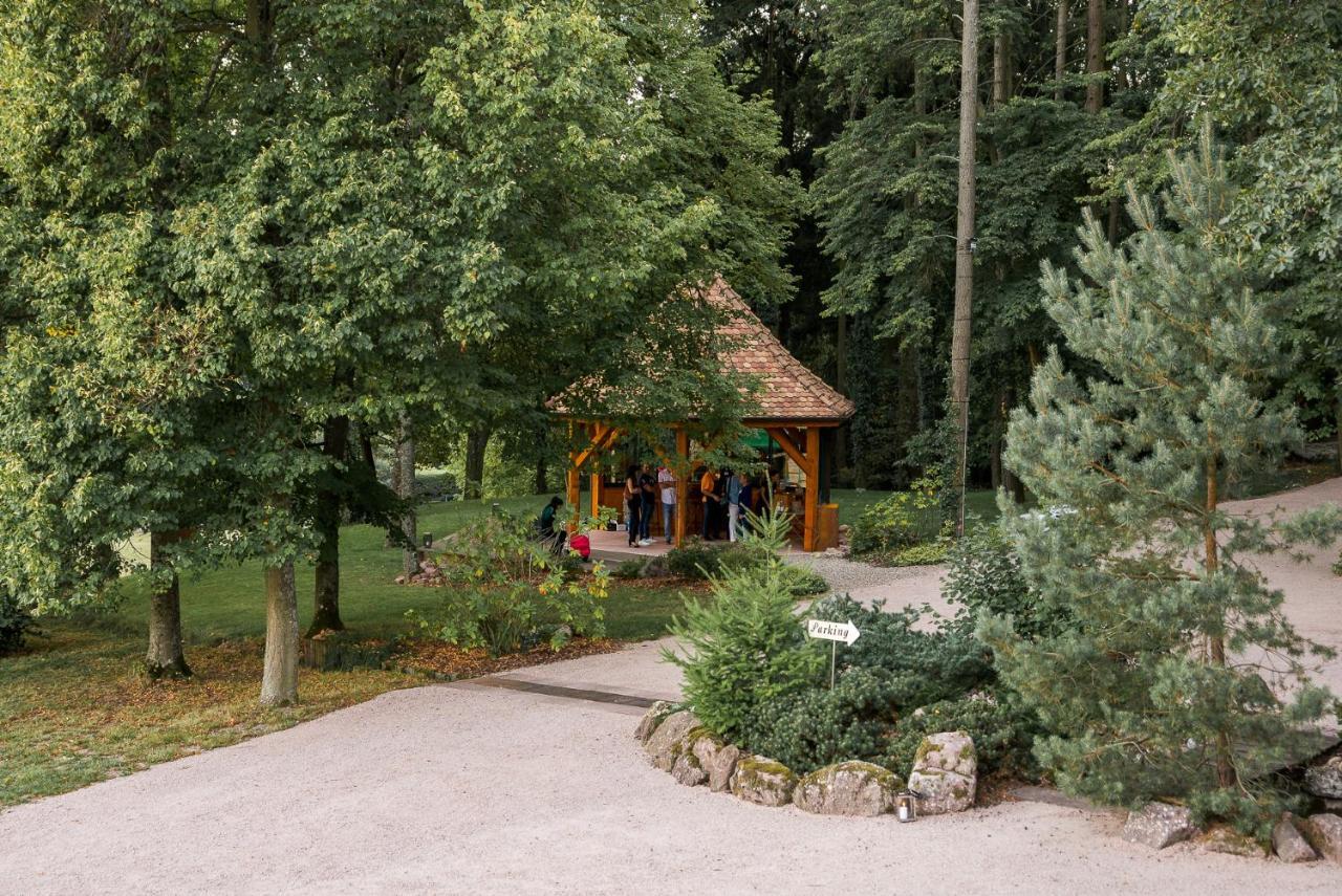 Maison D'Hotes Les Jardins De Madeleine Bernardvillé エクステリア 写真