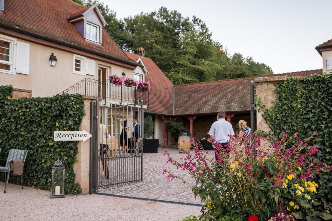 Maison D'Hotes Les Jardins De Madeleine Bernardvillé エクステリア 写真